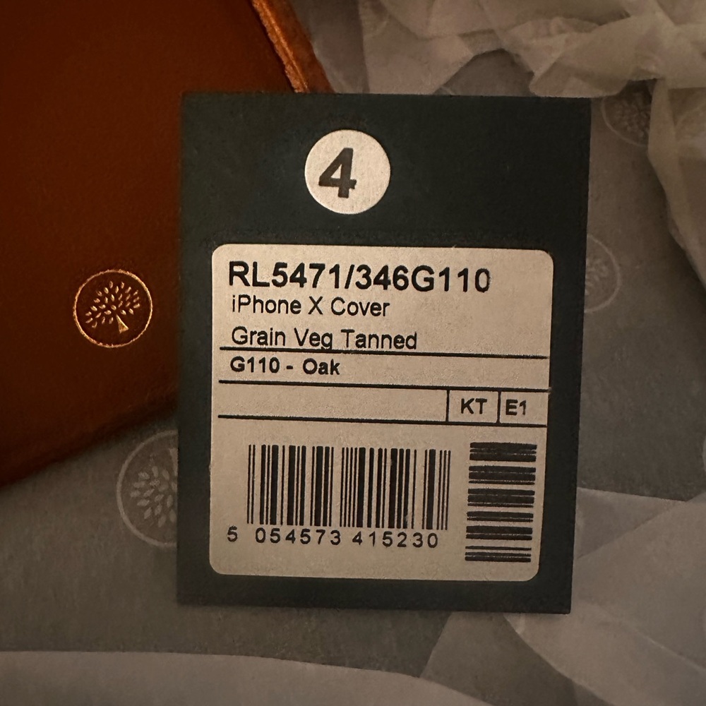 Mulberry Brand New  iPhone X phone case